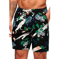 Superdry für Herren. M7110432A Bermudashorts schwarz (M), Lässig, Baumwolle