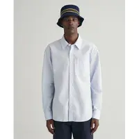 Gant für Herren. 3240095 Relaxed Fit Heritage Popeline Hemd blau (XS), Lässig, Baumwolle, Langarm