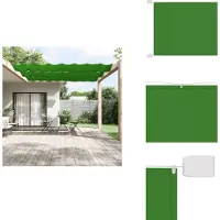 vidaXL Senkrechtmarkise Hellgrün 100x1200 cm Oxford-Gewebe - Sonnenschirme & Sonnenschutze