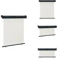 vidaXL Balkon-Seitenmarkise 140 × 250 cm Creme - Sonnenschirme & Sonnenschutze