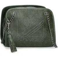 Joumma Bags Damen PEPE JEANS DONNA Grün/Olivgrün Handtasche, 7275332