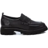 Carmela für Damen. 16187301-NEGRO Leder Mokassins 161873 schwarz (40), 1 bis 3 cm, Keine, Lässig, Klassisch
