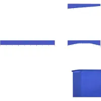 vidaXL 9-teiliges Windschutzgewebe 1200 x 120 cm Azurblau - Sonnenschirme & Sonnenschutze