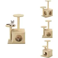 vidaXL Katzen-Kratzbaum Sisal 60 cm Beige - Kratzbäume