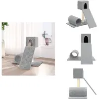 vidaXL Kratzbaum mit Sisal-Kratzsäule Hellgrau 59 cm - Kratzbäume