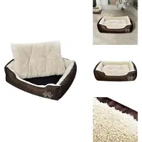 vidaXL Warmes Hundebett mit Polsterkissen XL - Hundebetten