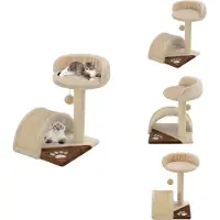 vidaXL Katzen-Kratzbaum Sisal 40 cm Beige und Braun - Kratzbäume