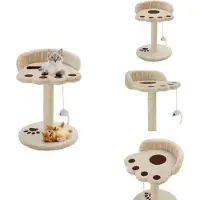 vidaXL Katzen-Kratzbaum Sisal 40 cm Beige und Braun - Kratzbäume