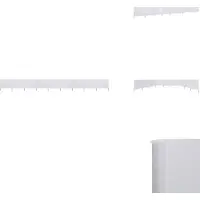 vidaXL 9-teiliges Windschutzgewebe 1200 x 80 cm Sandweiß - Sonnenschirme & Sonnenschutze