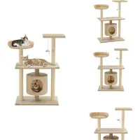 vidaXL Katzen-Kratzbaum Sisal 95 cm Beige - Kratzbäume
