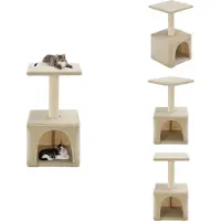 vidaXL Katzen-Kratzbaum Sisal 55 cm Beige - Kratzbäume