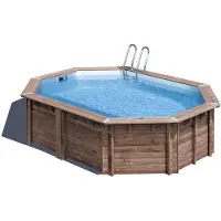 Gre Accessories Bambu 535x335x130 Cm Schwimmbadauskleidung Aus Holz