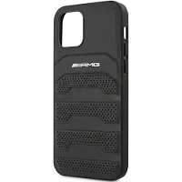 Mercedes Amg Amhcp12sgsebk Iphone 12 Mini 5.4 Leather Debossed Lines Handyhülle