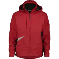 Dassy Wasser- & winddichte Arbeitsjacke Hyper 300404 PES80 Gr. XL rot/schwarz