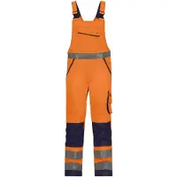 Dassy Warnschutz Latzhose Malmedy 400156 PESCO74 MINUS Gr. 46 neonorange/dunkelblau