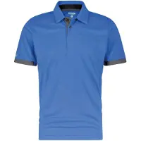 Dassy Poloshirt Traxion 710026 PES44 Gr. 2XL azurblau/anthrazitgrau