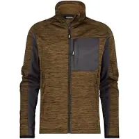 Dassy Fleecejacke Convex 300447 PES38 Gr. L-STANDARD lehmbraun/anthrazitgrau