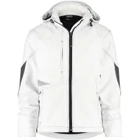 Dassy Softshell-Jacke Gravity 300396 PES21 Gr. 4XL weiß/anthrazitgrau