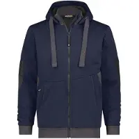 Dassy Sweatshirt-Jacke Pulse COPES80 300400 Gr. 4XL nachtblau/anthrazitgrau