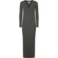 Pepe Jeans für Damen. PL953586 Graues Kleid von Izabel (XL), Lässig, Baumwolle, Langarm