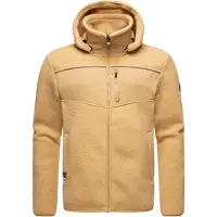 STONE HARBOUR Fleecejacke "Illian" mit Kapuze Sportliche Herren Fleece-Outdoorjacke mit Kapuze
