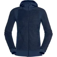 Norrøna - Women's Falketind Alpha120 Zip Hood - Fleecejacke Gr XS blau
