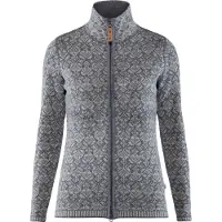 Fjällräven Snow Cardigan W Damen Strickjacke Midlayer Outdoorweste grey L grau