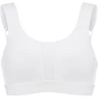 Swegmark Of Sweden Sport-BH , Damen, Gr. 85, Cup D, weiß, 85% Polyamid, 15% Elasthan, BHs Sport-BH