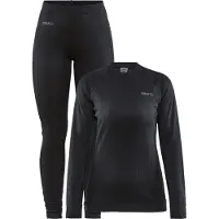 Craft Baselayer-Set Core Dry Black Damen-XXL