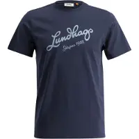 Lundhags Herren Järpen Logo T-Shirt Deep Blue M