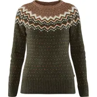 Fjällräven - Women's Övik Knit Sweater - Wollpullover Gr L oliv
