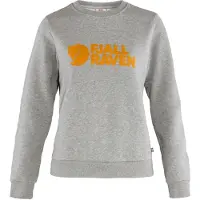 Fjällräven Pullover Logo Grey-Melange Damen-XL