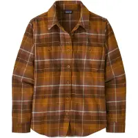 Patagonia Damen Fjord Flannel Shirt - M - Happy Camper: Shelter Brown