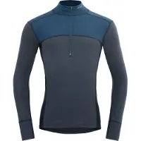 Devold Lauparen Merino 190 Zip Neck Man Flood/Night/Ink XL Thermischeunterwäsche