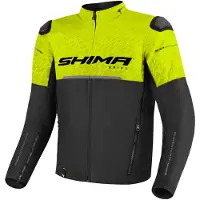 SHIMA Drift Motorrad Textiljacke, schwarz/gelb, M