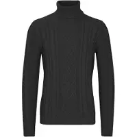 11 Project Rollkragenpullover "Rollkragenpullover PRJamelio", Herren, Gr. XXL, grau (dunkelgrau melange), Obermaterial: 70% Baumwolle CO recyc.. 30% Polyester Pol. recyc.., Pullover Rollkragenpullover