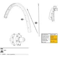 Mavic Ebm X20 Hinterradfelge
