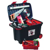 Tayg - Werkzeugkasten - auf Rädern - 775 x 472 x 493 mm - mit Tablett - 180 l