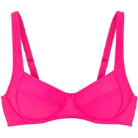 LASCANA Bügel-Bikini-Top "Lolo", Damen, Gr. 38, Cup E, pink, Recycling-Polyamid, unifarben, Bikini-Oberteile Bügel-Bikini-Top, in modischer Schnittform