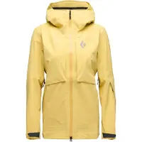 Black Diamond Factor Shell Jacke Gelb M Frau Gelb M