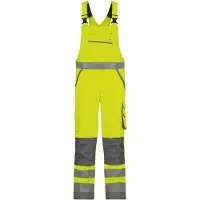 Dassy Warnschutz Latzhose Malmedy 400156 PESCO74 MINUS Gr. 56 neongelb/zementgrau