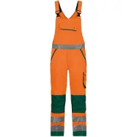 Dassy Warnschutz Latzhose Malmedy 400156 PESCO74 MINUS Gr. 52 neonorange/flaschengrün