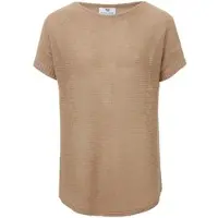 Peter Hahn Pullover aus 100% Leinen 1/2 Arm beige, 38