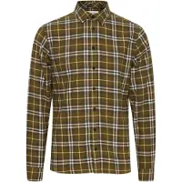 Blend Langarmhemd Herren Slim Fit Baumwolle grün kariert, XXL 692641-0002-09990