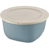Koziol Frischhaltedose CONNECT BOX 2 mit Deckel, 2 Liter, Moderne Brotdose zum luftdichten Aufbewahren von Brot oder auch Käse, Farbe: blau