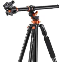 K&F Concept T254A7 Aluminium Stativ 230 cm mit verstellbarem Arm