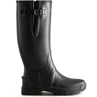 Hunter Boots - Balmoral Side Adjustable Neo Lined Tech Sole Boot - Gummistiefel Gr 39 schwarz/grau