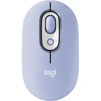 Logitech POP, Beidhändig, Optisch, Bluetooth, 4000 DPI, Lila