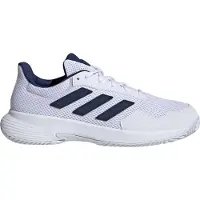 Adidas Tennisschuh PERFORMANCE "COURT SPEC 2", Damen, Gr. 43, weiß (cloud weiß, dunkelblau, ftwr weiß), Synthetik, Textil, Schuhe Tennisschuh, für Hartcourt, All-Court
