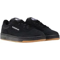 Reebok Sneaker CLASSIC "CLUB C 85", Mädchen, Gr. 41, schwarz (cschwarz, ftwwht, rbkle3), Leder, Textil, Schuhe Sneaker